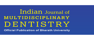 IMD - Indian Journal of Multidisciplinary Dentistry